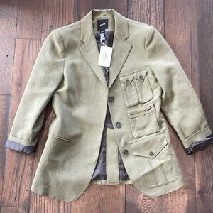 Smythe Surplus Cargo Pocket Tencel Blazer